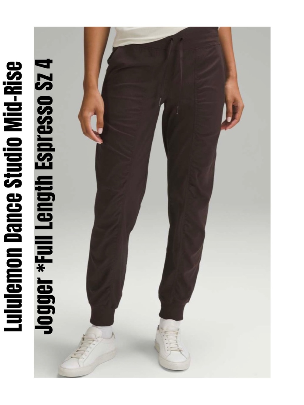 Lululemon Dance Studio Mid-Rise Jogger *Full Length Espresso Size 4